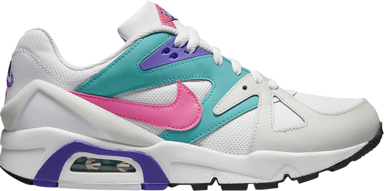 Кроссовки Nike Wmns Air Structure Triax 91 'White Teal Pink', белый кроссовки nike air structure triax 91 og neo teal 2021 белый