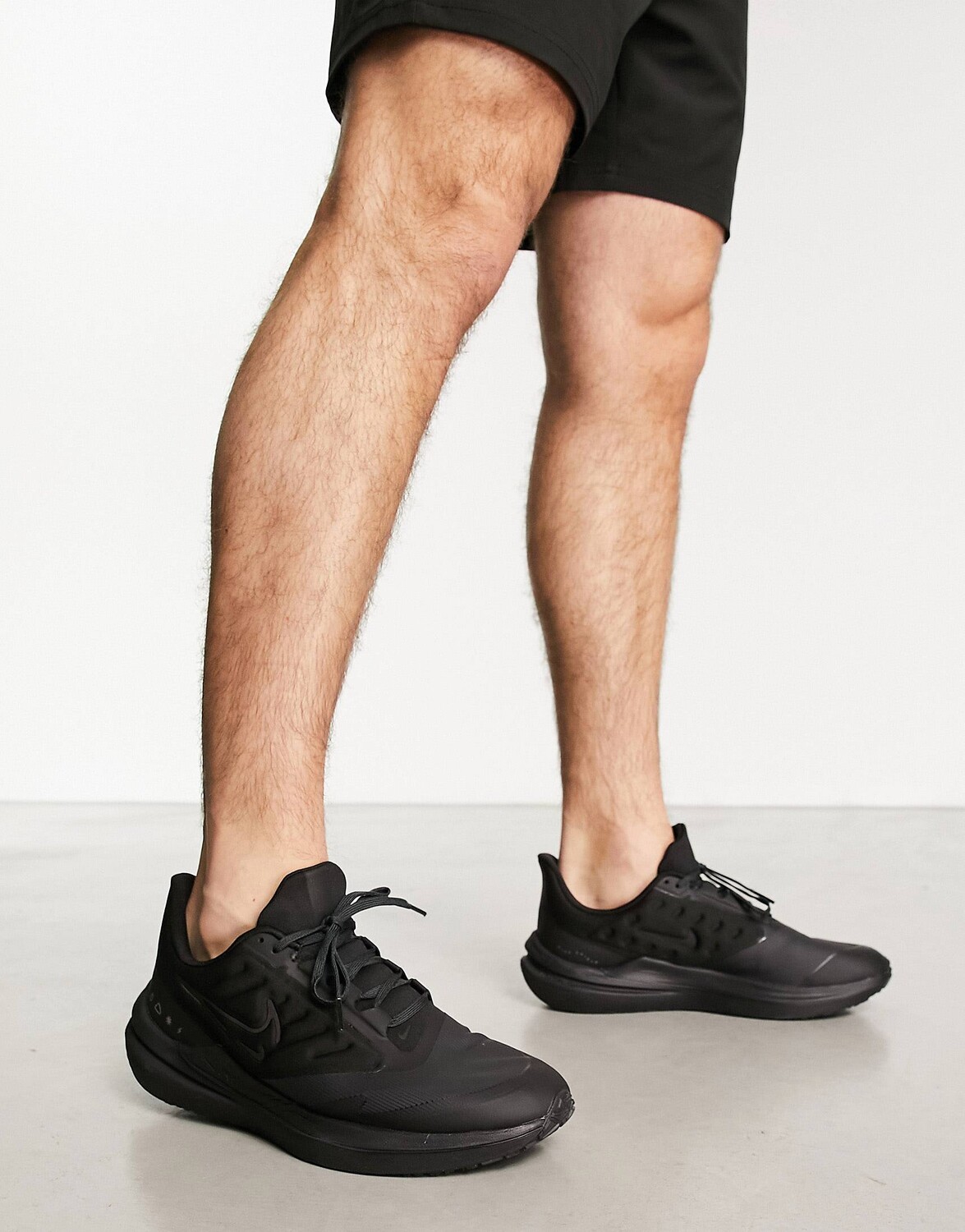 

Черные кроссовки Nike Running Air Winflo 9 Shield