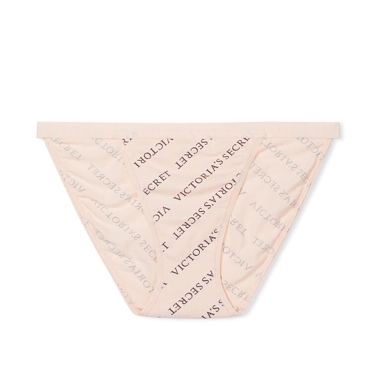 

Трусики-бикини Victoria's Secret Stretch Cotton String, светло-розовый