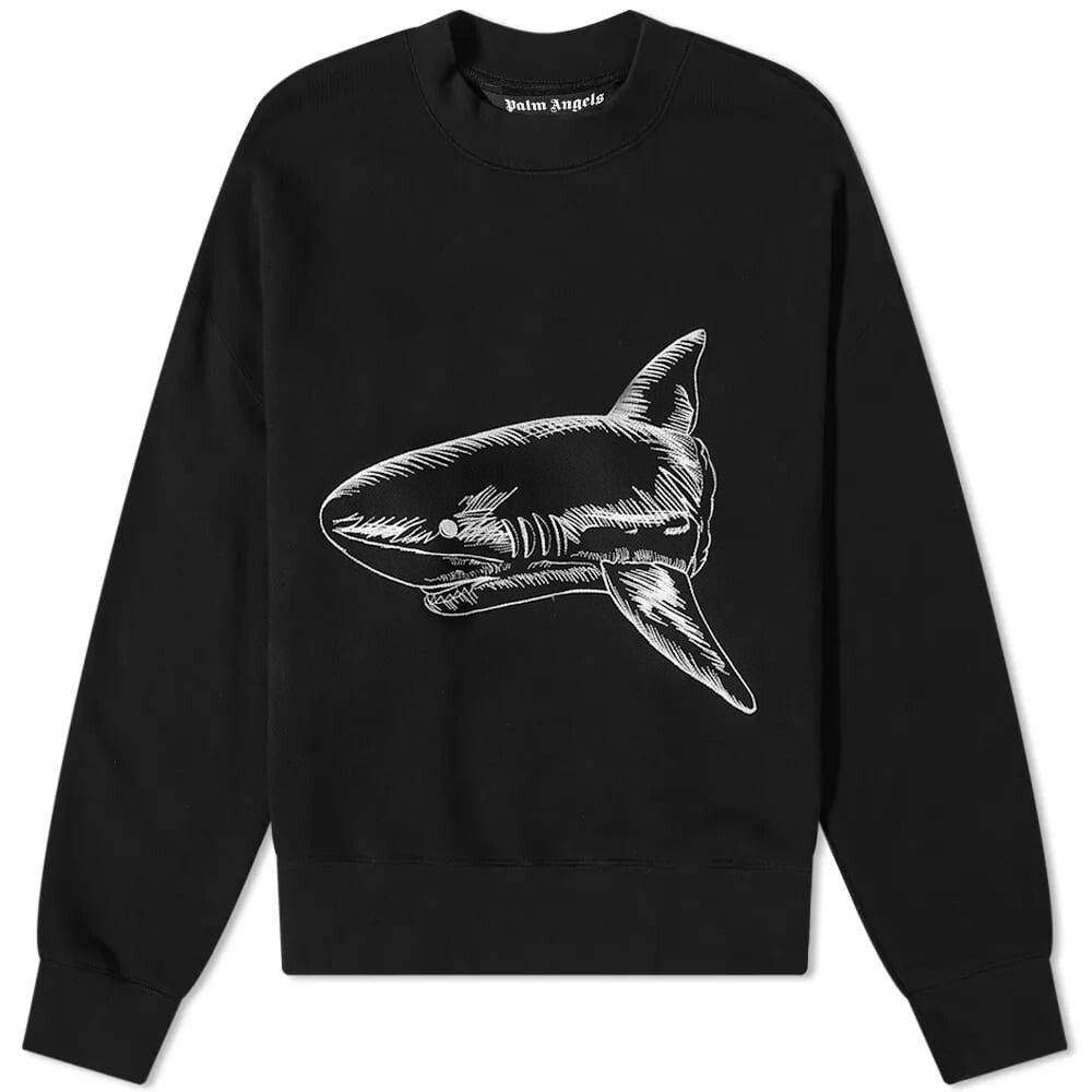 

Толстовка Palm Angels Split Shark Crew Sweat