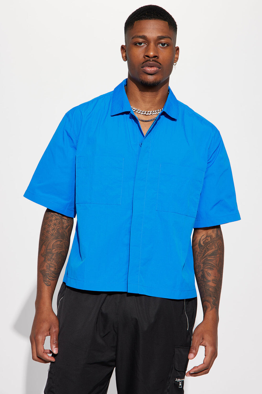 

Рубашка Fashion Nova NSWT4561, синий