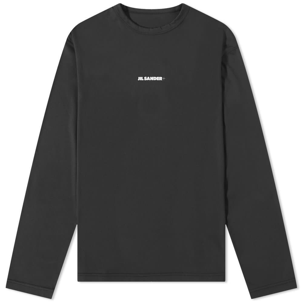 

Футболка Jil Sander Long Sleeve Plus Logo Tee, Серый