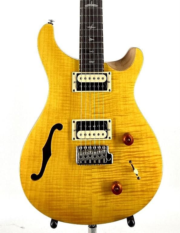 Paul Reed Smith PRS SE Custom 22 Semi Hollow Santana Yellow Серийный номер: E24466