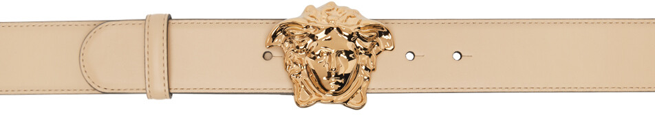 

Бежевый ремень 'La Medusa' Versace