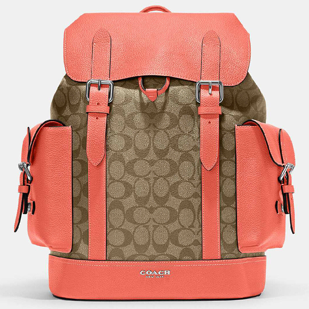 

Рюкзак Coach Outlet Hudson, розовый/коричневый