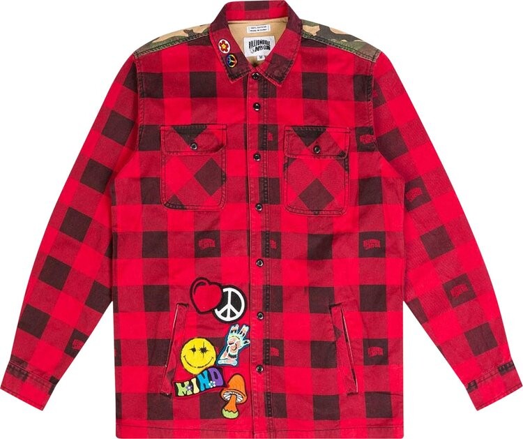 

Лонгслив Billionaire Boys Club BB Ruckus Long-Sleeve Woven 'Red', красный