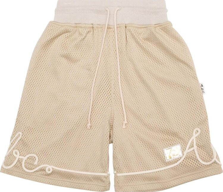 

Шорты Advisory Board Crystals Soutache Basketball Shorts Ecru, загар