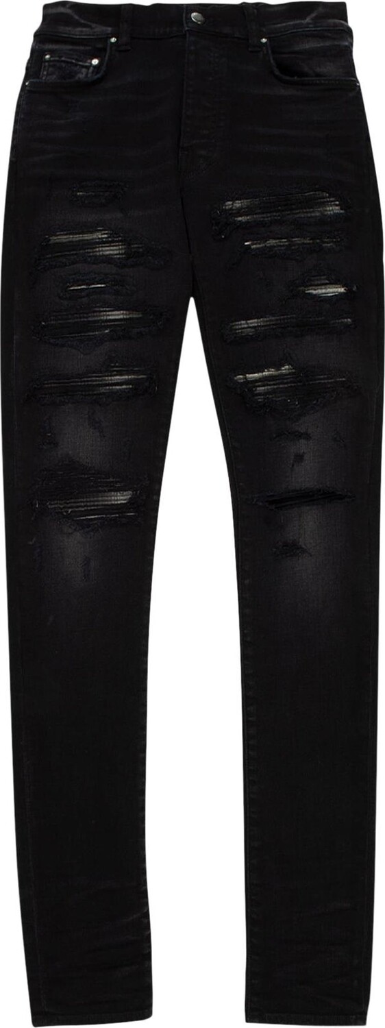 

Джинсы Amiri Plaid Thrasher Jean 'Aged Black', черный