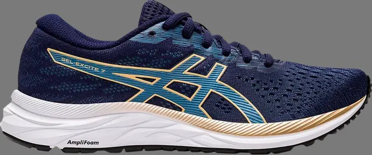

Кроссовки wmns gel excite 7 'peacoat champagne' Asics, синий