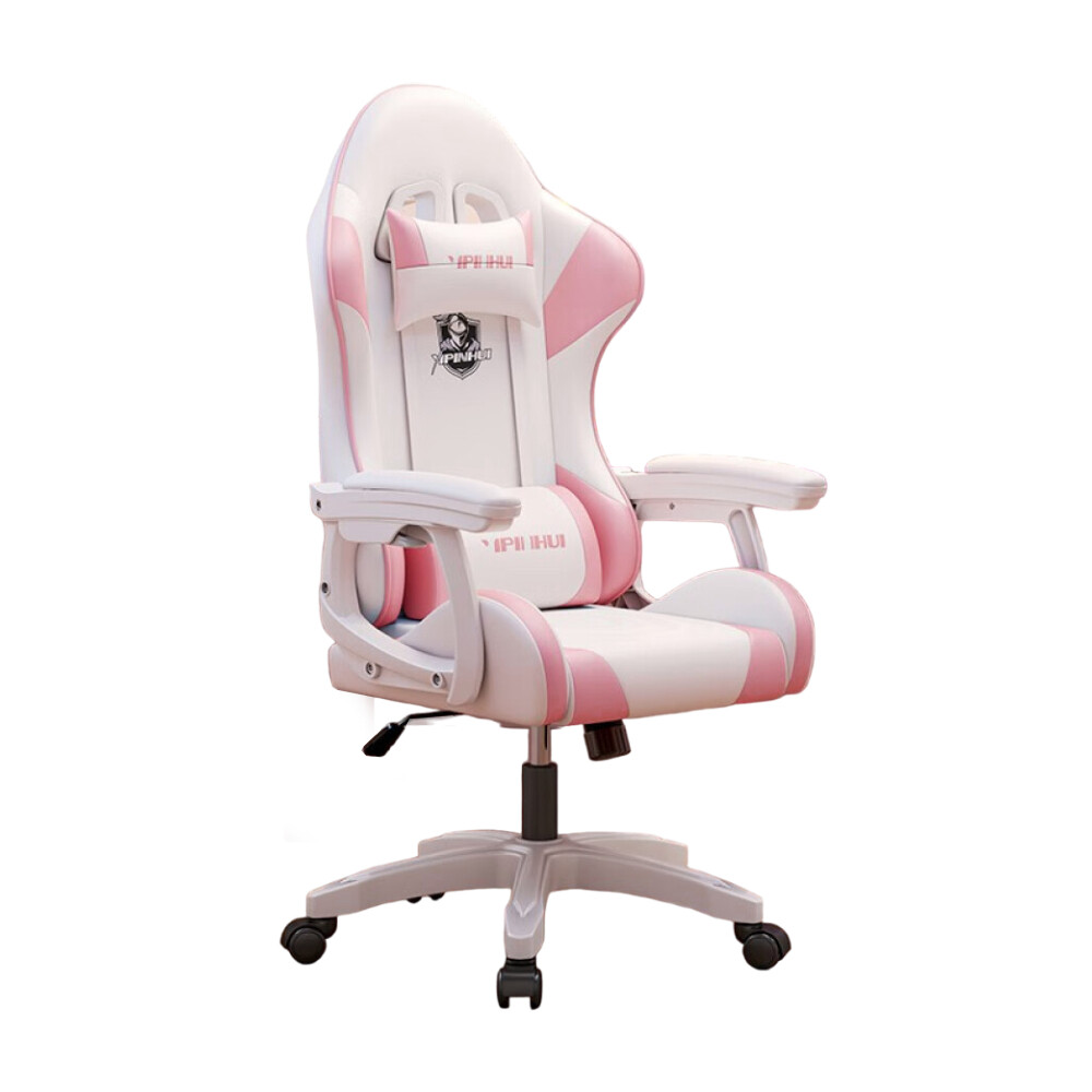 

Игровое кресло Yipinhui DJ-06, 3 Gen, алюминий, белый/розовый