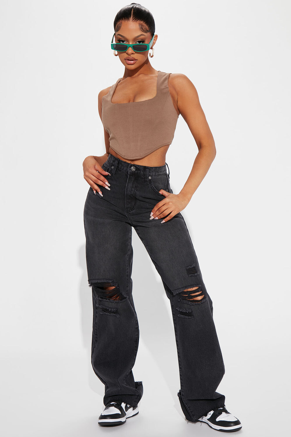 

Джинсы Fashion Nova FN24409GU07, черный