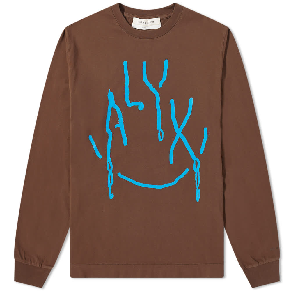 

Футболка 1017 ALYX 9SM Long Sleeve Dripping Face Tee, Коричневый
