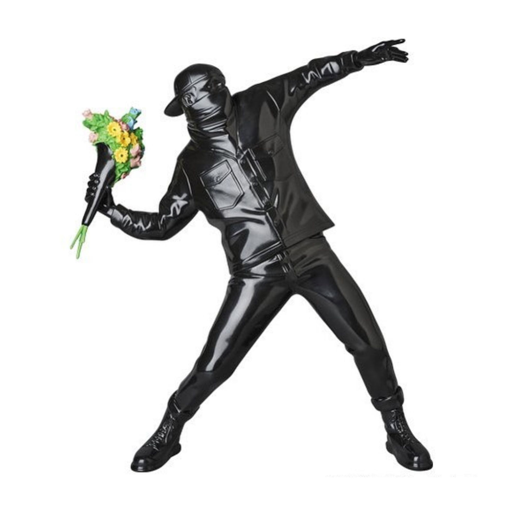 Фигурка Banksy Brandalism Flower Bomber, черный фигурка совместимая с лего мисс бэнкси teknique из игры фортнайт