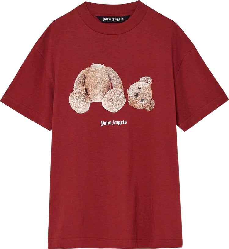 Футболка Palm Angels Bear Classic Tee 'Syrah Brown', коричневый - фото