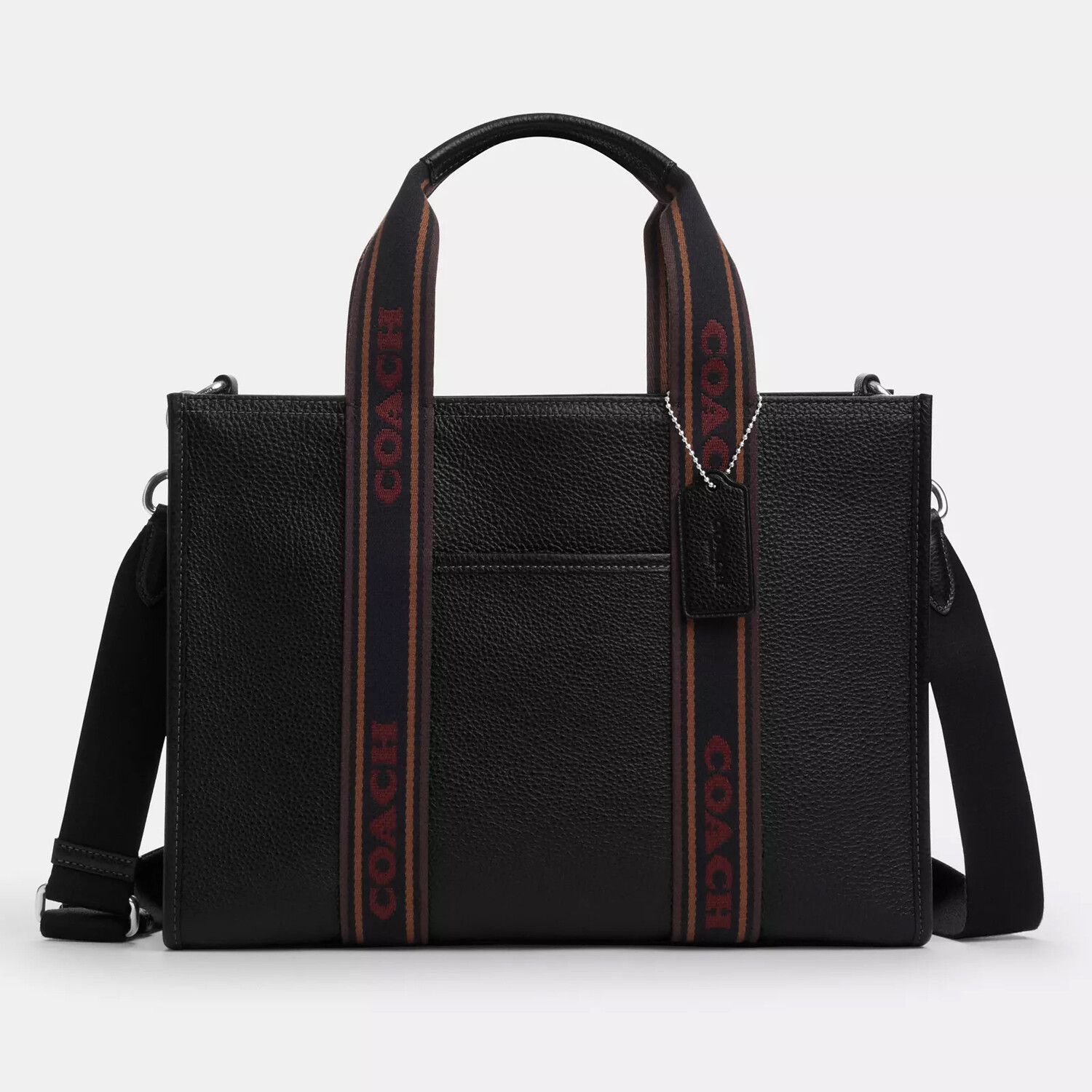 

Сумка Coach Outlet Smith Tote, серебристый/черный