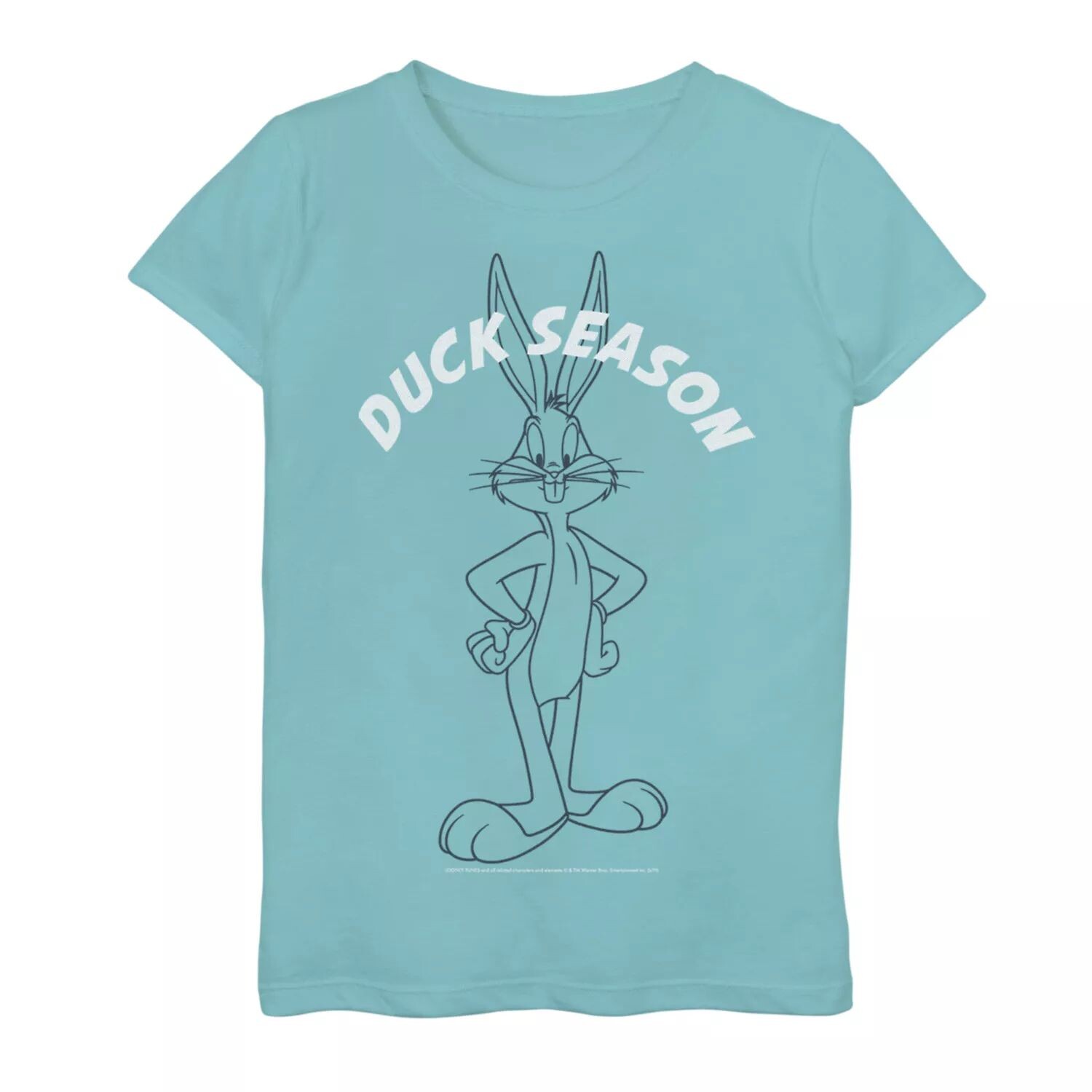 

Футболка с рисунком Looney Tunes Bugs Bunny Duck Season для девочек 7–16 лет Licensed Character