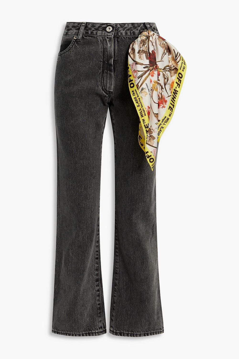 

Джинсы Bootcut со средней посадкой Off-White, серый