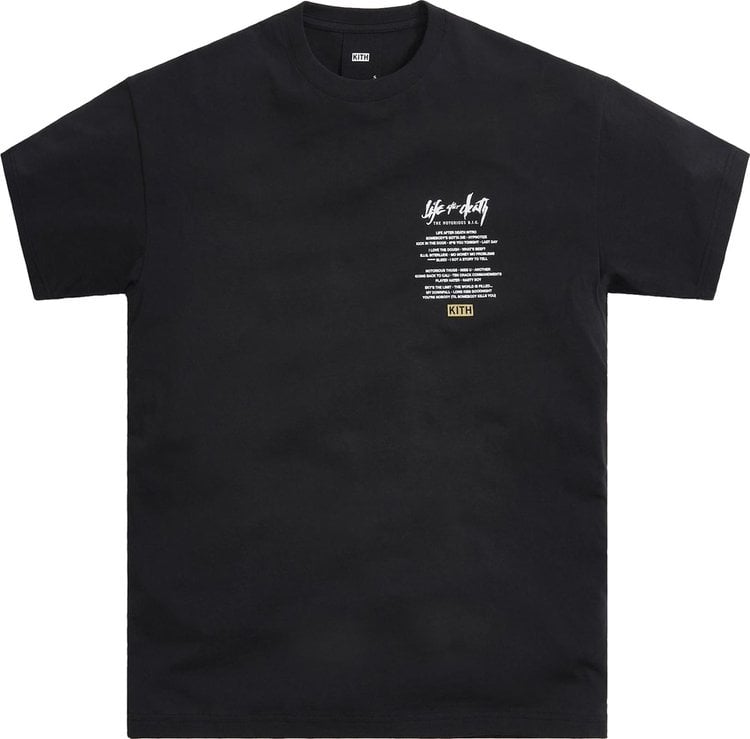 Футболка Kith For The Notorious B.I.G Life After Death Tee 'Black', черный - фото