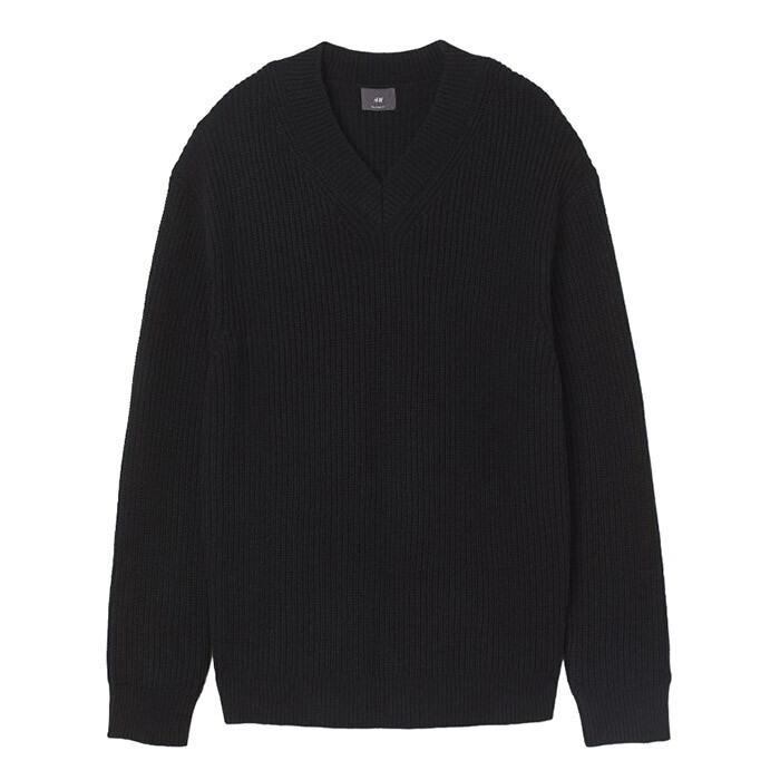 

Джемпер H&M Relaxed Fit, черный