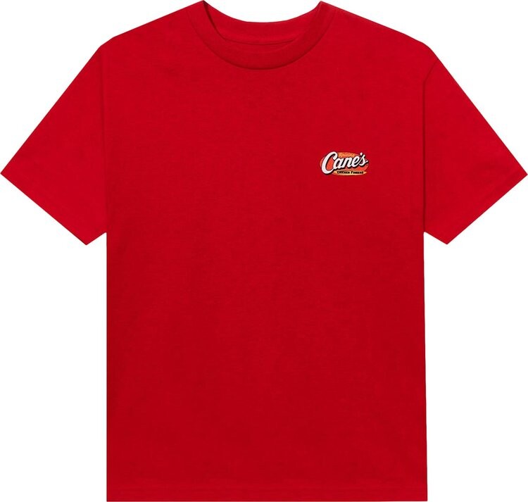 

Футболка Anti Social Social Club x Raising Canes Classic Tee 'Red', красный
