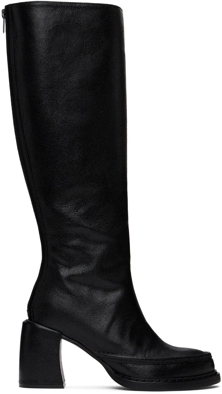 

Черные сапоги Донны Ann Demeulemeester