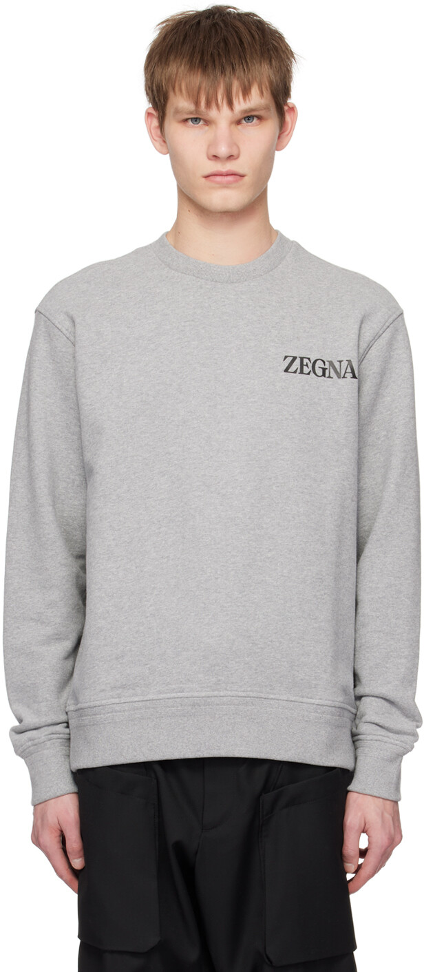 

Серая толстовка #UseTheExisting ZEGNA, Серый