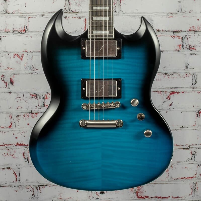

Электрогитара Epiphone SG Prophecy - Blue Tiger Aged Gloss