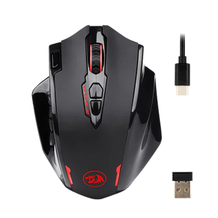Беспроводная игровая мышь Redragon M913 Impact Elite, черный мышь беспроводная офисная qumo elite