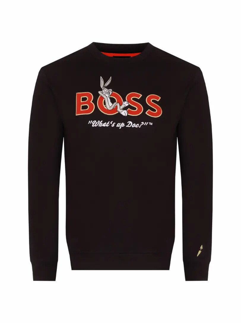 

Хлопковый свитшот с логотипом Hugo Boss