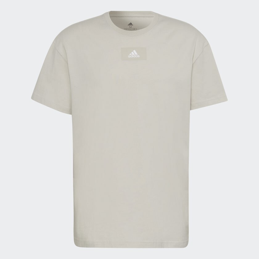 

Футболка Adidas Essentials FeelVivid Drop Shoulder, светло-серый