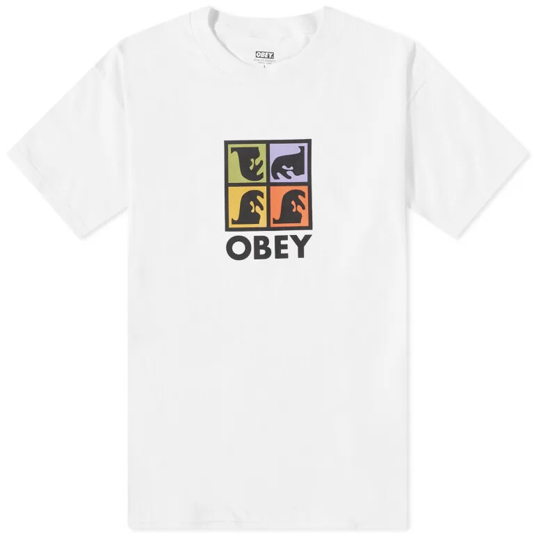 

Футболка Obey Repetition, белый