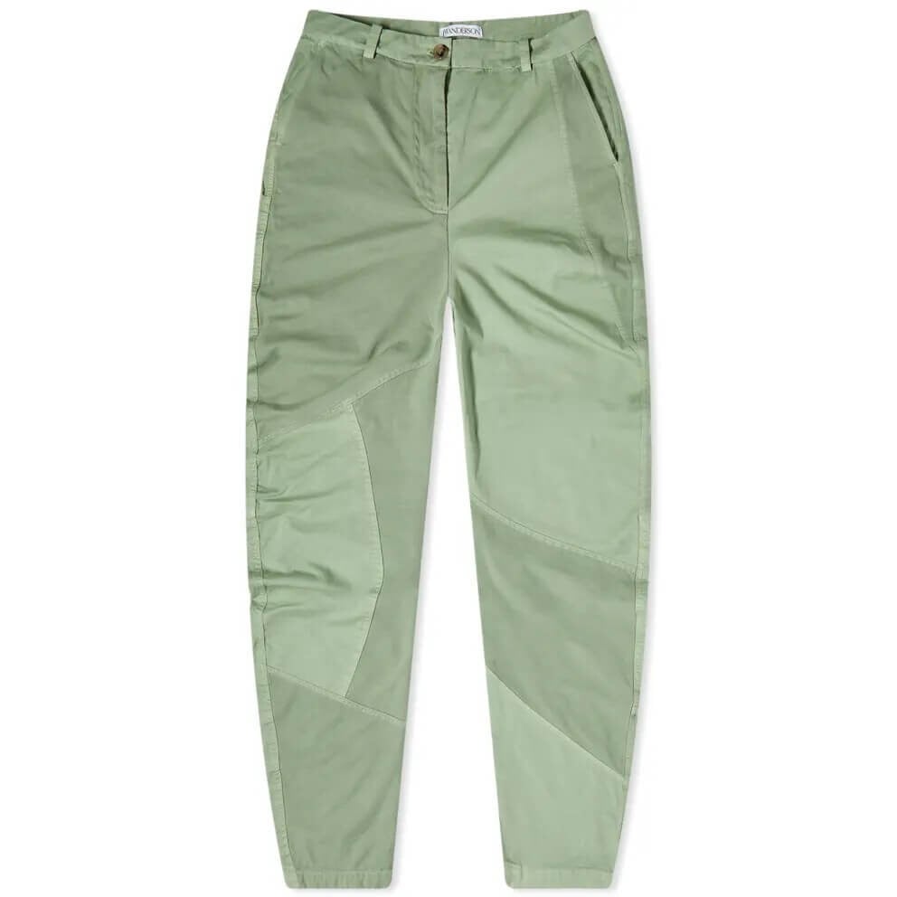 

Брюки Jw Anderson Twisted Drape, мятный, Зеленый