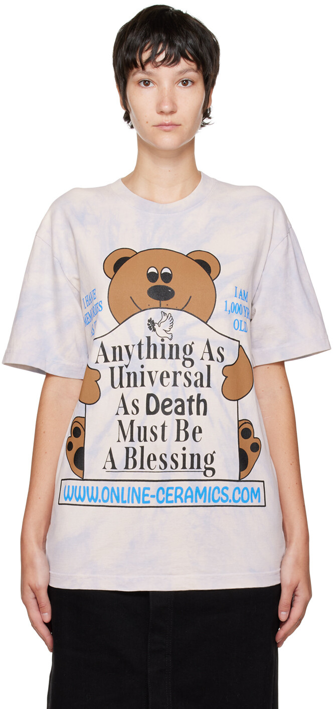 

Синяя футболка Universal Death Blessing Online Ceramics, Синий
