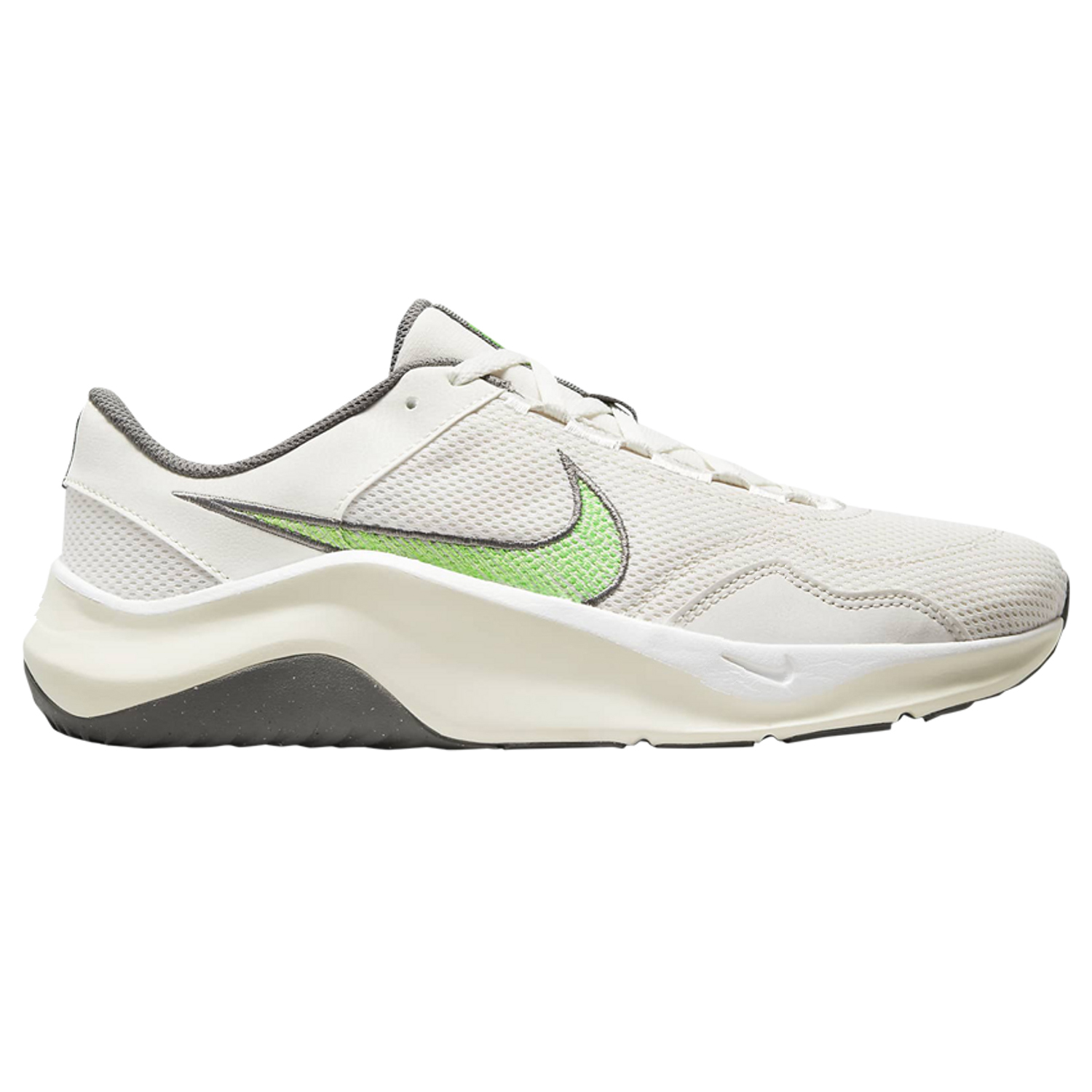 Кроссовки Nike Legend Essential 3 Next Nature 'Phantom Green Strike', Серый кроссовки next signature khaki green
