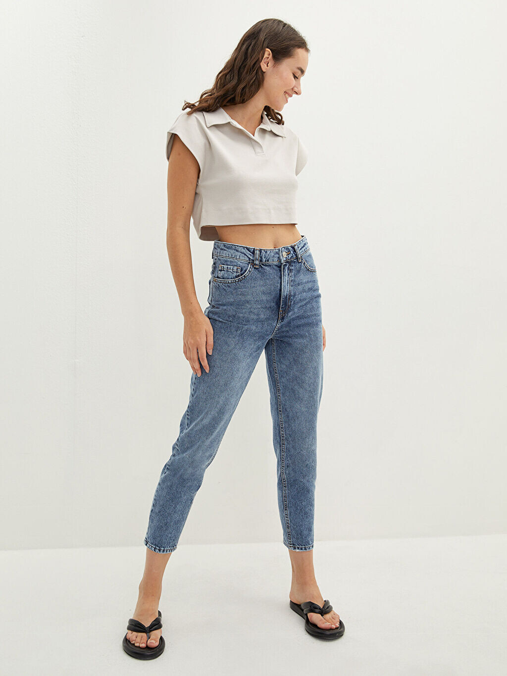 

Женские джинсы Rodeo с завышенной талией и карманами с высокой талией LCW Jeans
