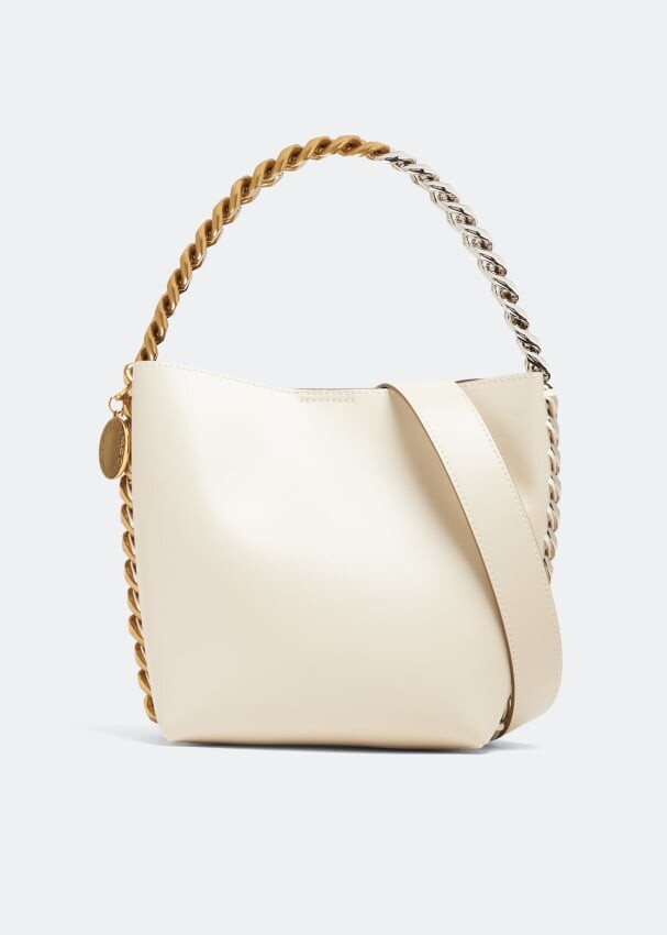 

Сумка STELLA MCCARTNEY Frayme bucket bag, белый