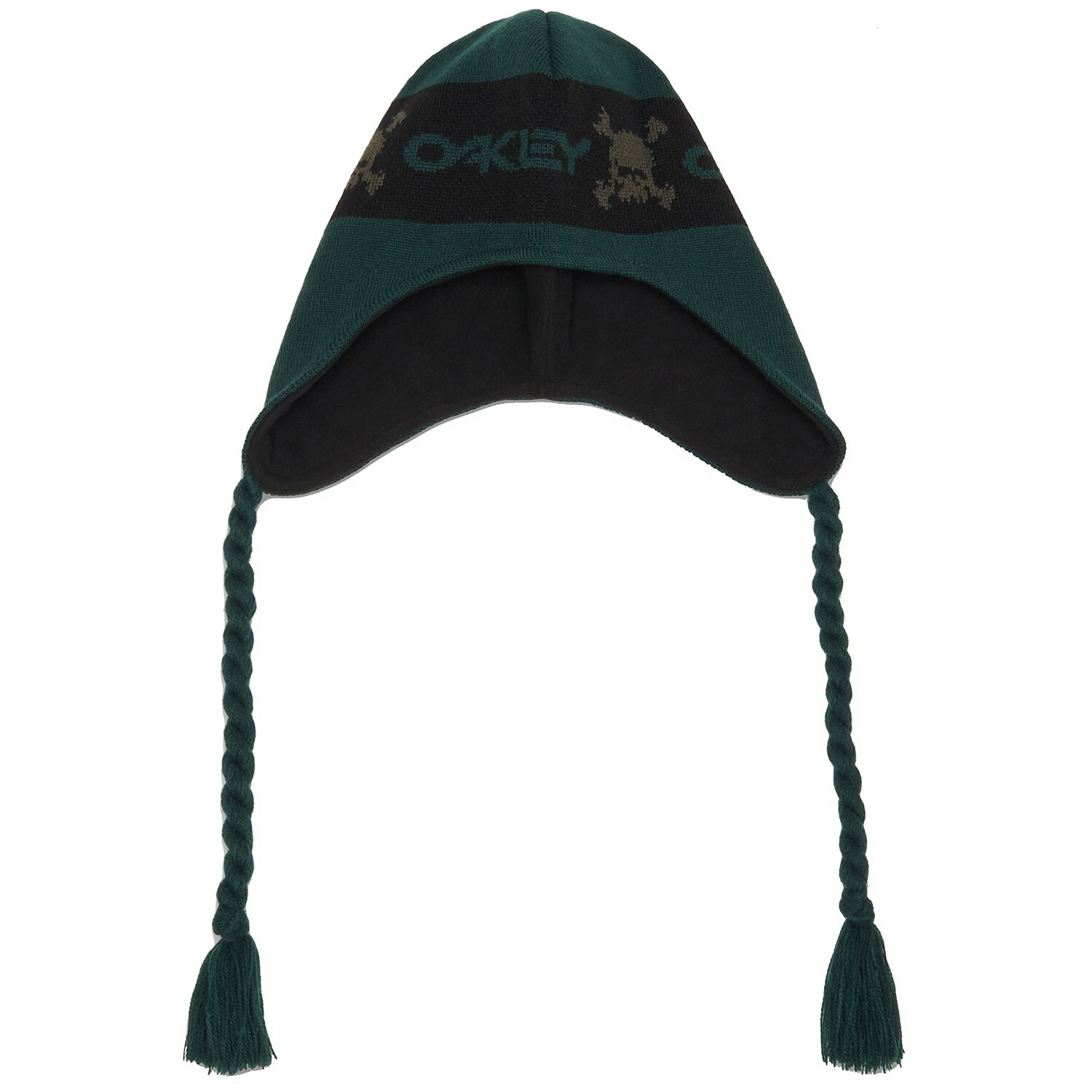 

Шапка - Бини Oakley TC Skulls Flaps, зеленый