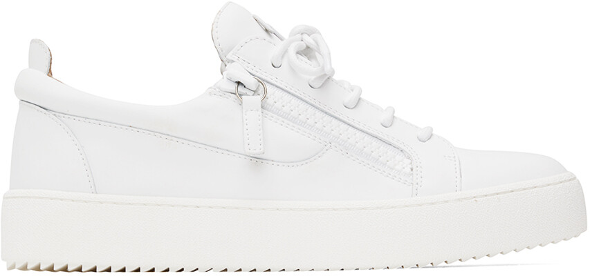 

Белые кроссовки Frankie Giuseppe Zanotti