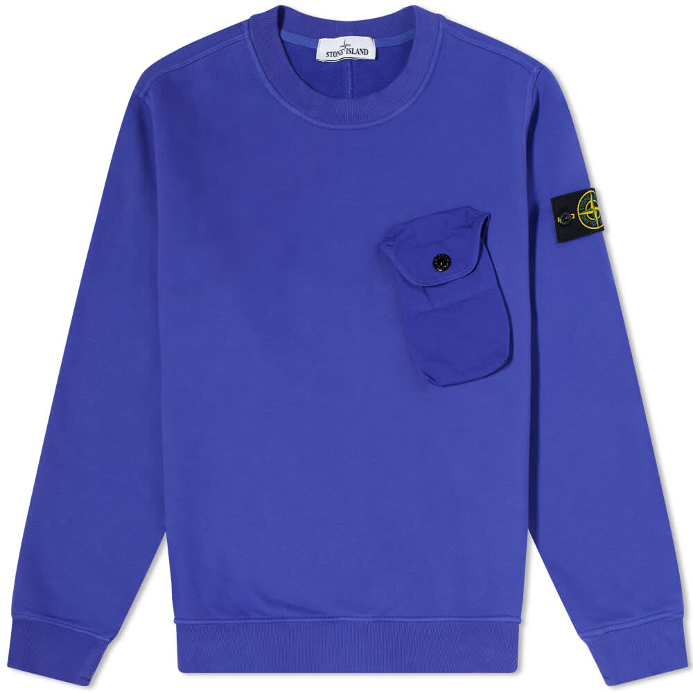 

Толстовка Stone Island Pocket Detail Crew Sweat