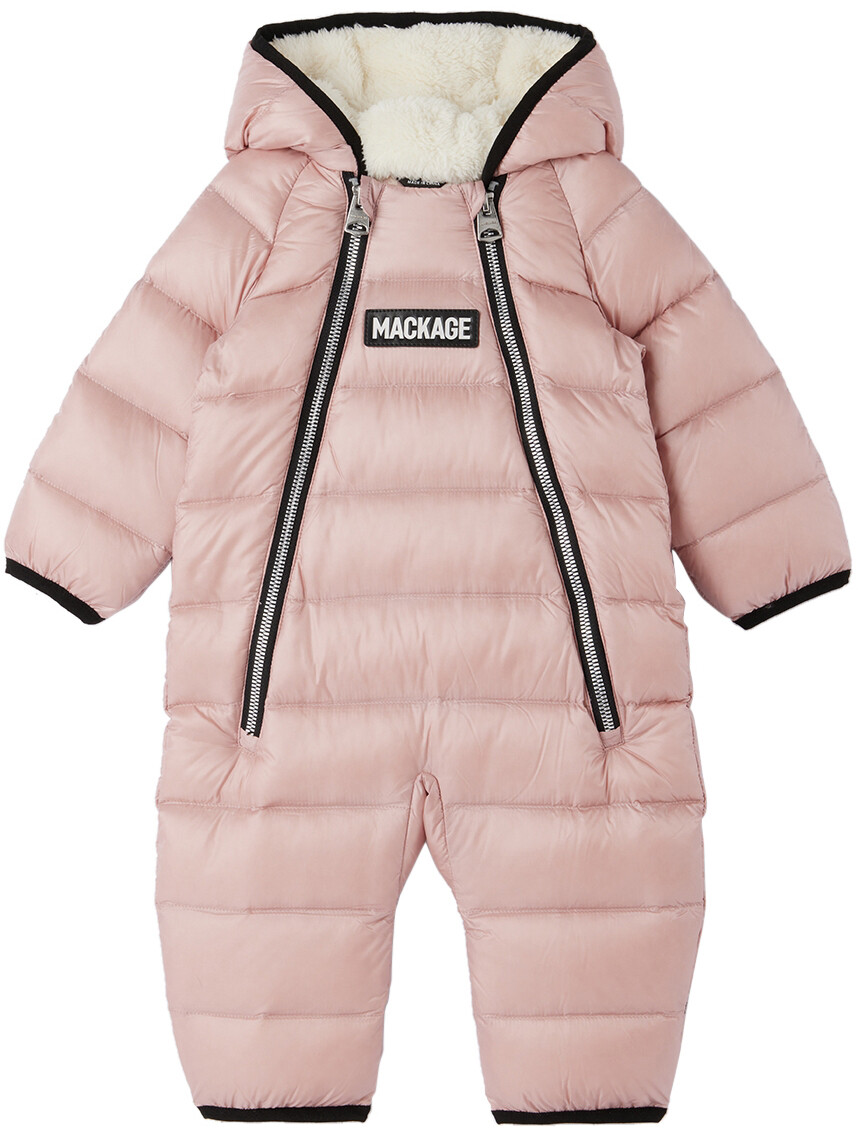 

Baby Pink Bambi Пуховой зимний комбинезон Mackage