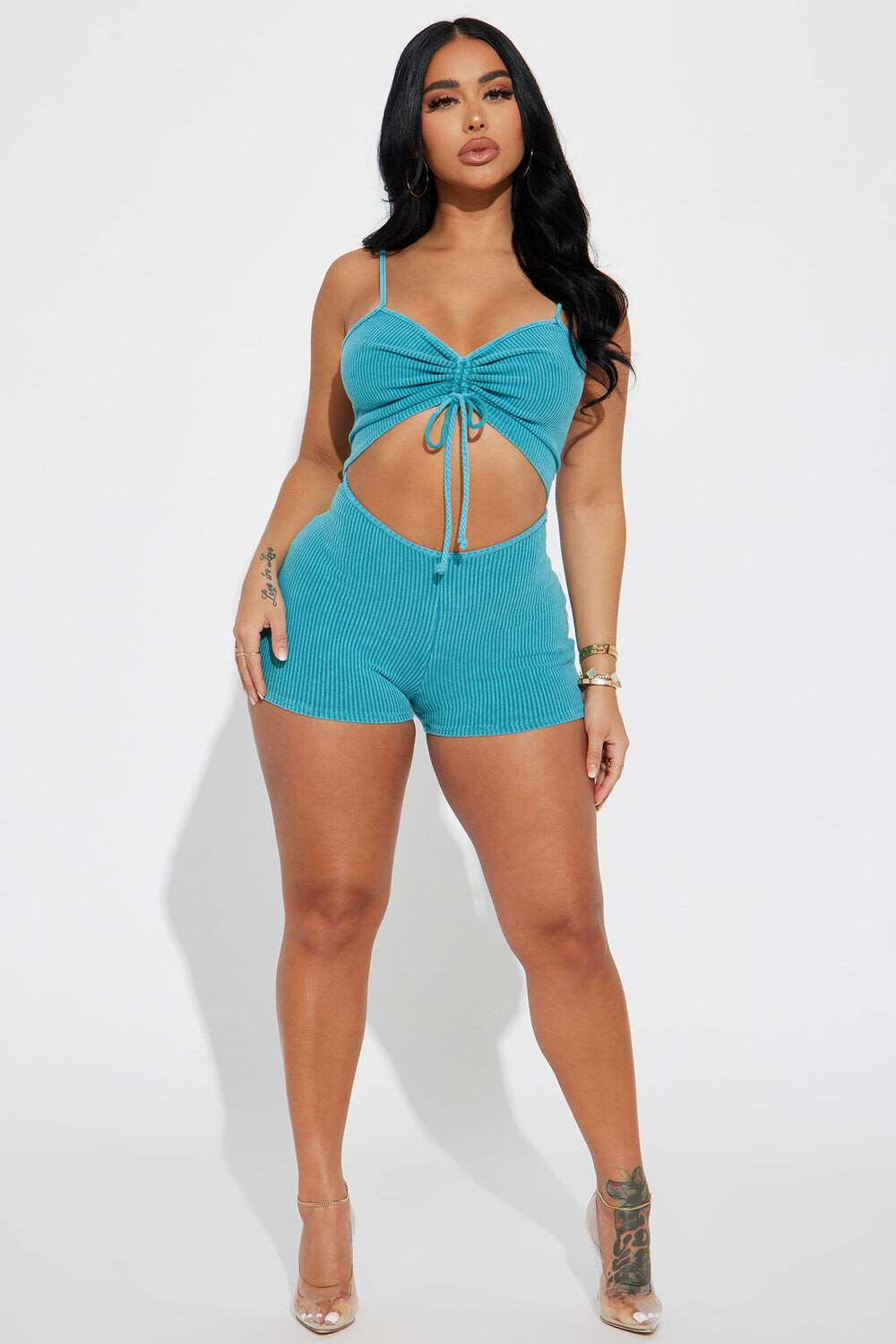 

Комбинезон Fashion Nova MXR4194MLFN, бирюзовый