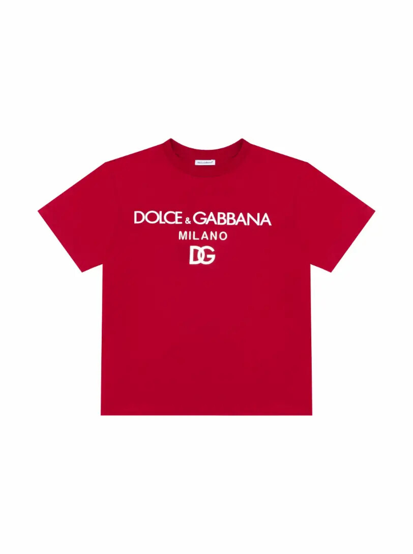 

Хлопковая футболка с логотипом Dolce&Gabbana