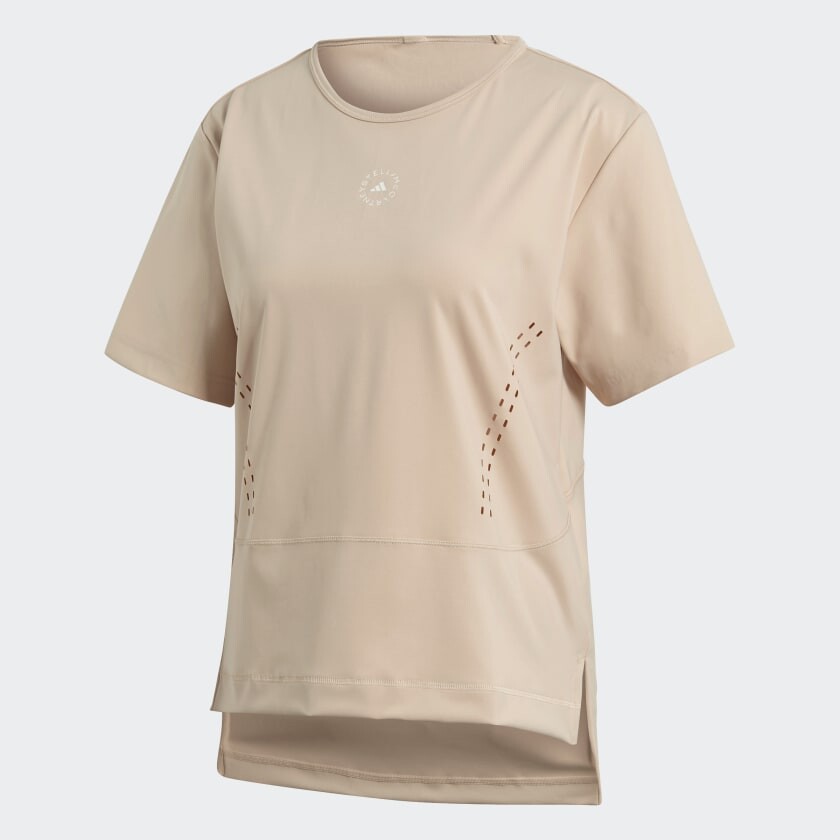 

Футболка adidas by Stella McCartney Truestrength Loose Tee, бежевый