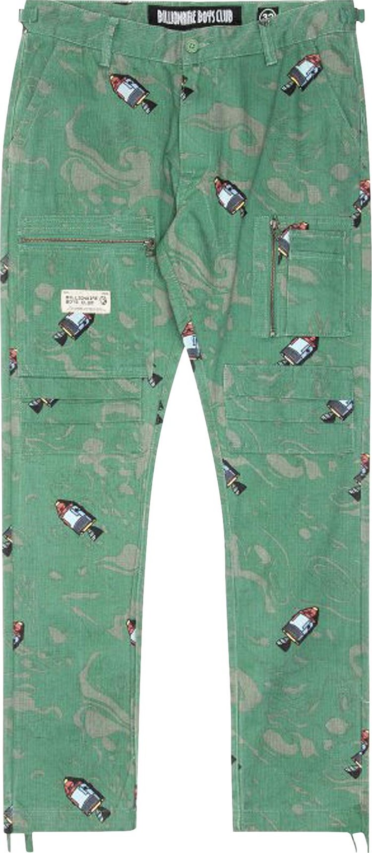 Брюки Billionaire Boys Club Capsule Pant 'Green', зеленый - фото