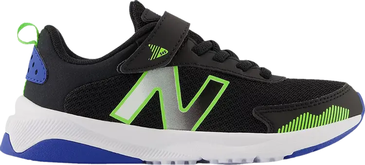 

Кроссовки New Balance 545 Bungee Lace Little Kid Wide 'Black Pixel Green', черный