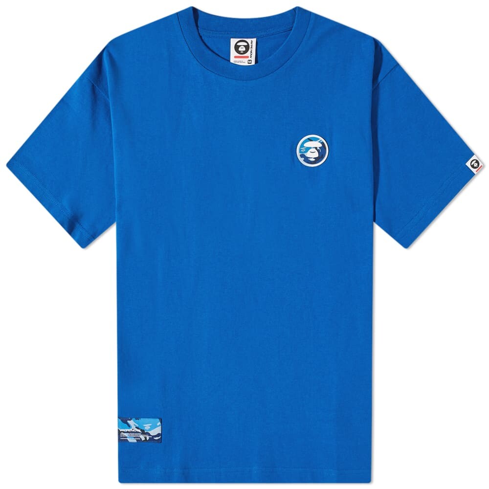 

Футболка AAPE Now Camo Silicone Badge Tee