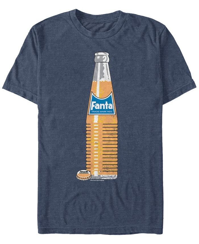 

Мужская классическая футболка с коротким рукавом Coca-Cola Fanta Bottle Fifth Sun, синий