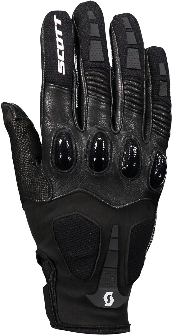 Перчатки Scott Assault Pro с регулируемым запястьем, черный/белый