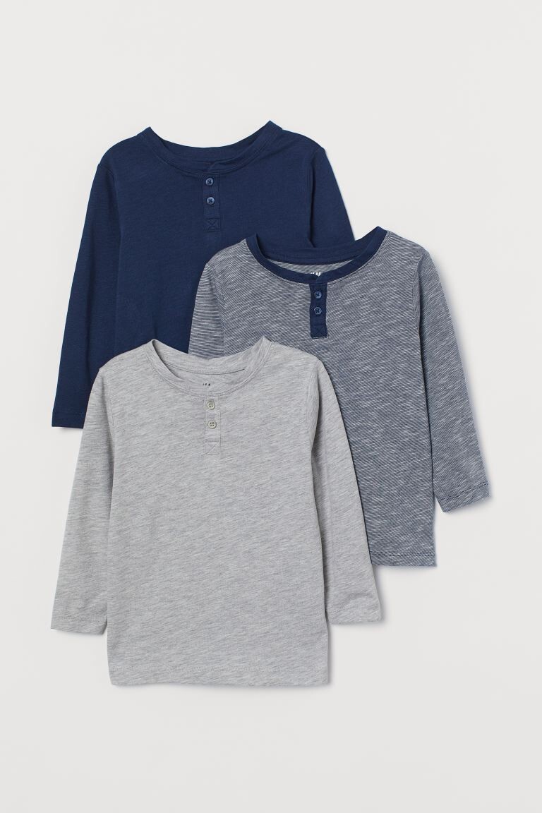 

Футболка Henley, 3 шт. H&M