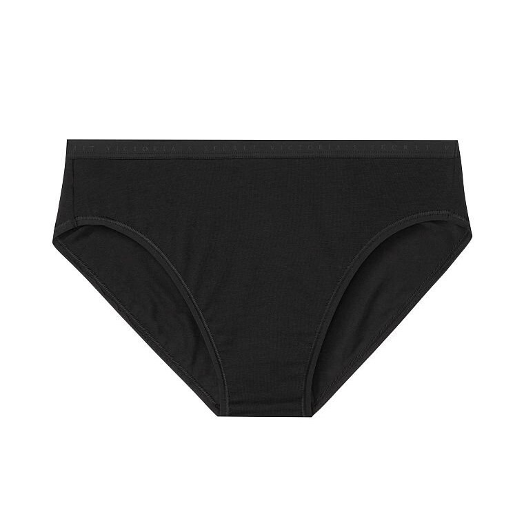 

Трусы Victoria's Secret Stretch Cotton High-Leg Brief, черный